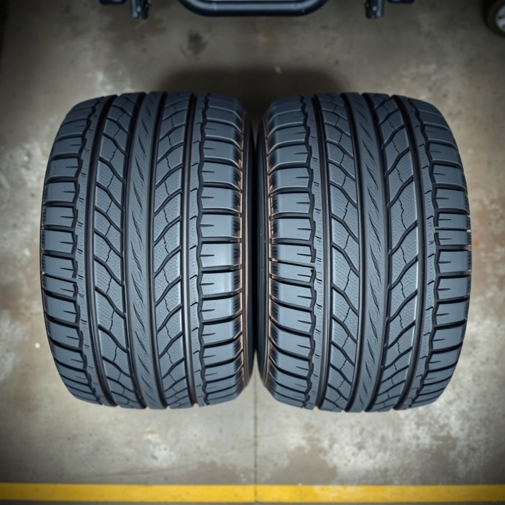 A photorealistic top-down view of a Drive Medical Scout on a garage floor
