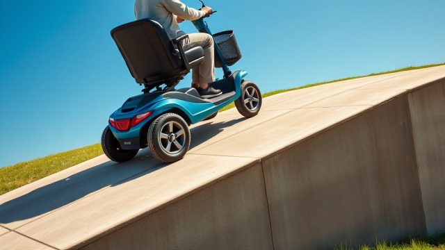 Pride Mobility Go-Go Elite Traveller Ramp Angle Test: Curb and Slope Performance